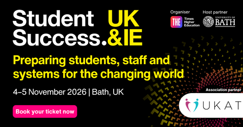 Times Higher Student Success conference - promotional poster