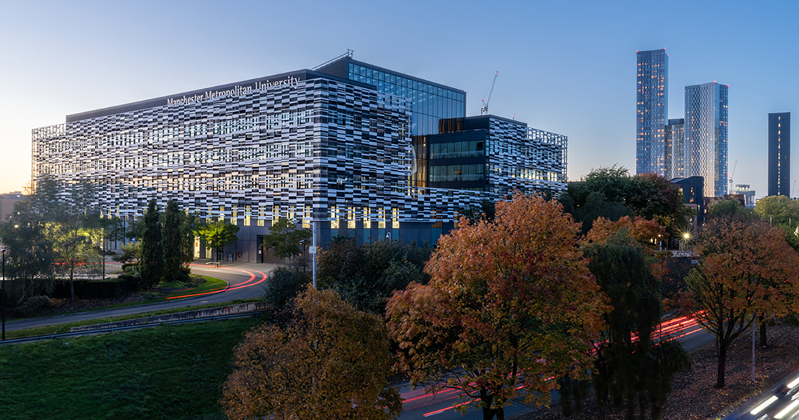 An image of the iconic Brooks Building at Manchester Metropolitan University, and the venue for the conference